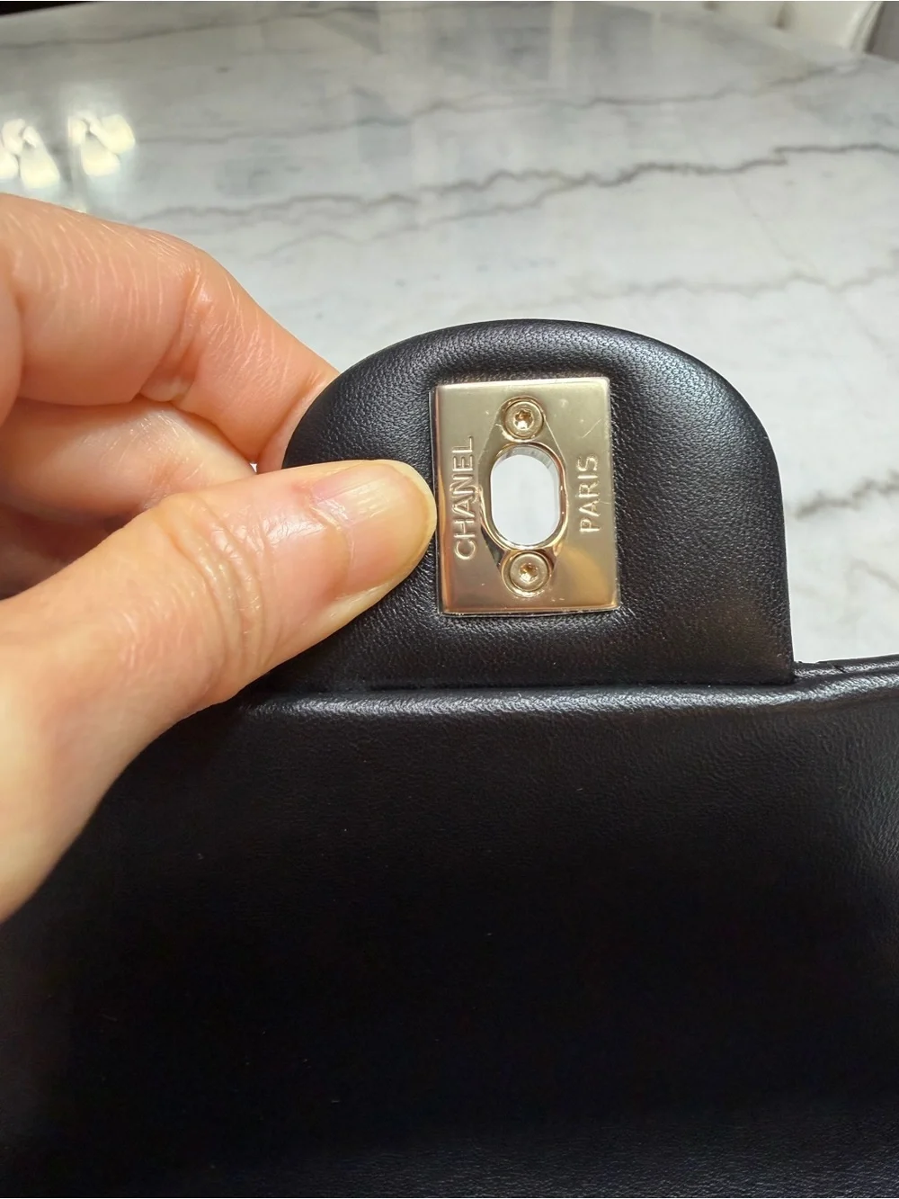 CHANEL mini lambskin